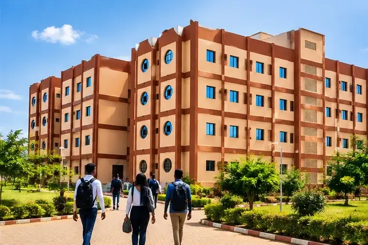 Le campus, vue latérale